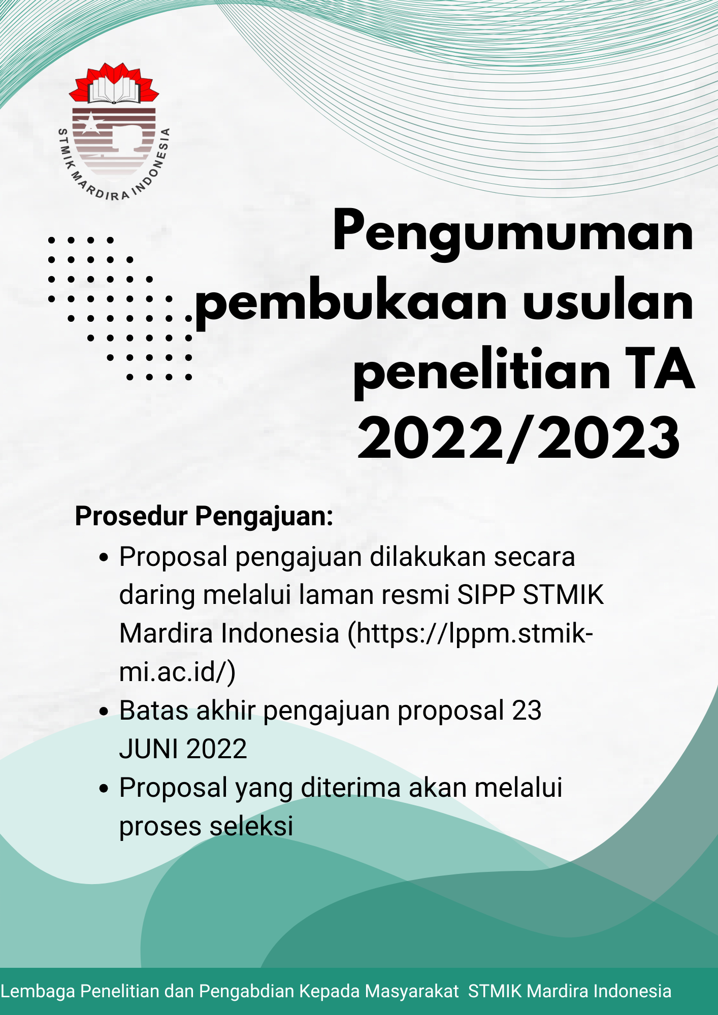 Pembukaan Usulan Penelitian TA 2022/2023